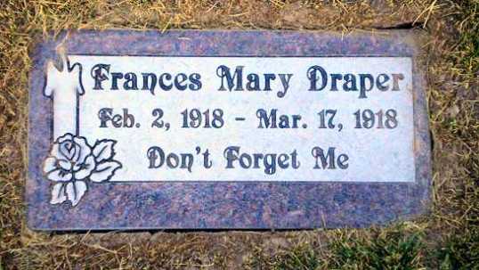 Frances Mary Draper Headstone